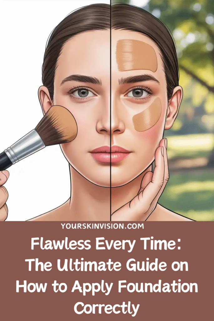 Flawless Every Time: The Ultimate Guide on How to Apply Foundation Correctly