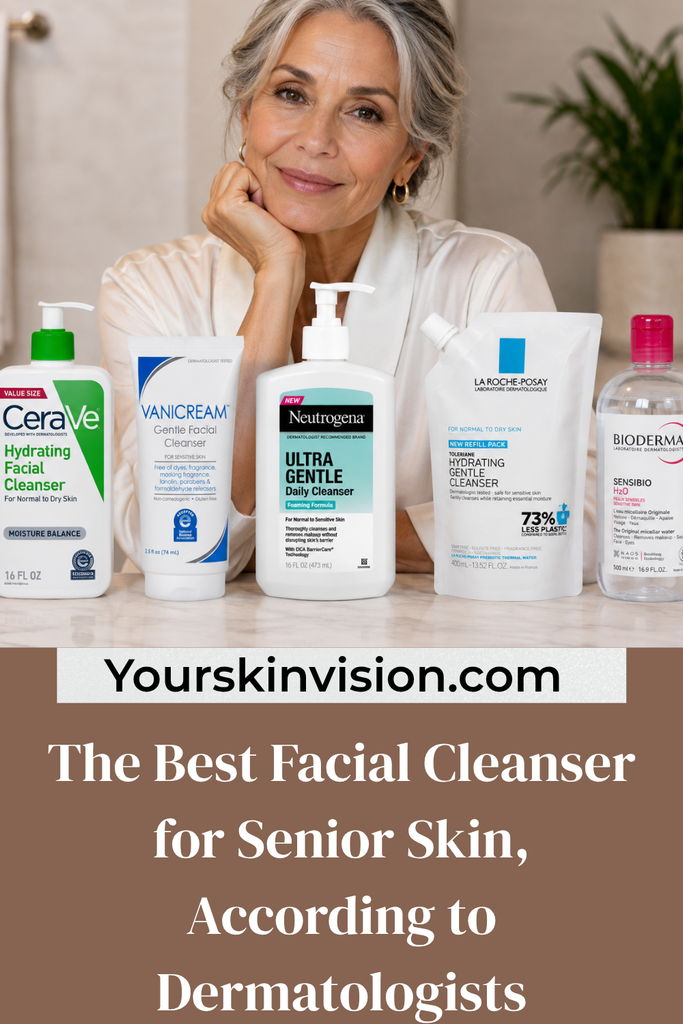 The Best Facial Cleanser for Senior Skin, According to Dermatologists