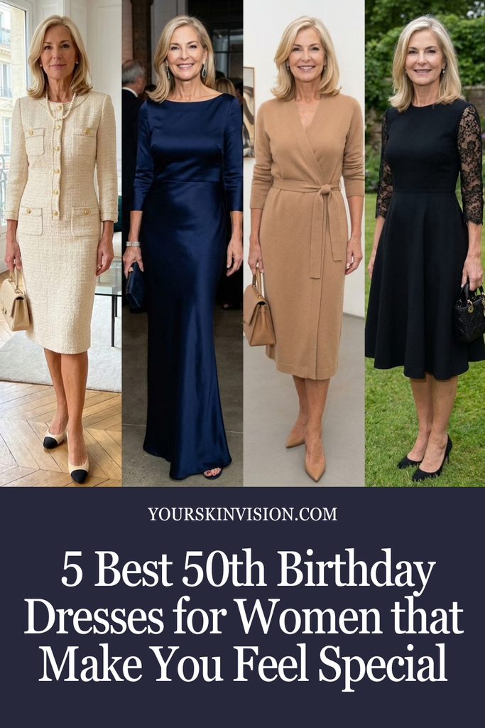 5 Best 50th Birthday Dresses for Women that Make You Feel Special